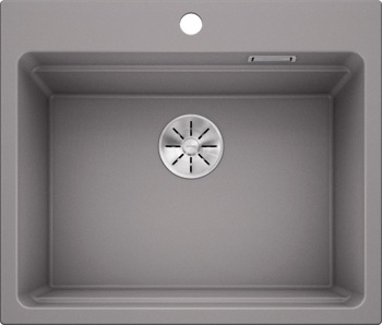 Кухонная мойка Blanco Etagon 6 (алюметаллик, с отводной арматурой InFino) - фото