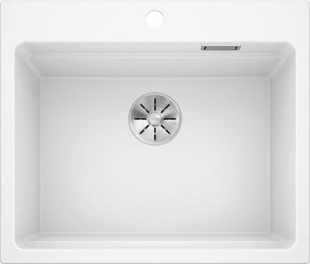 Кухонная мойка Blanco Etagon 6 (белый, с отводной арматурой InFino) - фото