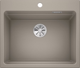 Кухонная мойка Blanco Etagon 6 (серый беж, с отводной арматурой InFino) - фото