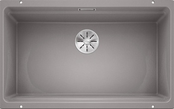 Кухонная мойка Blanco Etagon 700-U (алюметаллик, с отводной арматурой InFino®) - фото