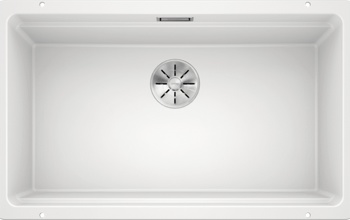 Кухонная мойка Blanco Etagon 700-U (белый, с отводной арматурой InFino®) - фото