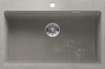 Кухонная мойка Blanco Etagon 8 (бетон, с отводной арматурой InFino®) - фото