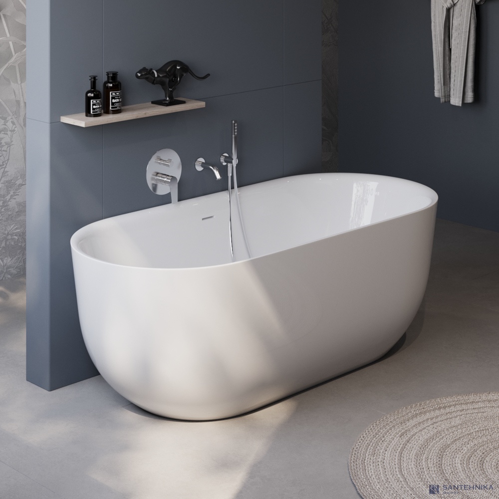 Акриловая отдельностоящая ванна BelBagno BB706-1800-800