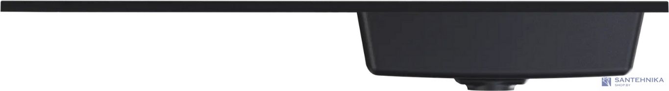 Умывальник из искусственного камня Roxen Faber 110R Black 30010110R-B