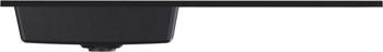 Умывальник из искусственного камня Roxen Faber 110L Black 30010110L-B - фото2