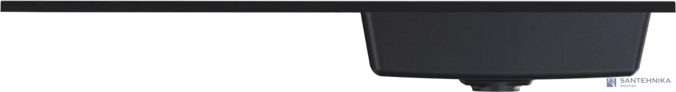 Умывальник из искусственного камня Roxen Faber 120R black 30010120R-B