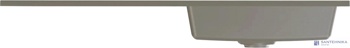 Умывальник из искусственного камня Roxen Faber 110R Gray 30010110R-DG - фото2