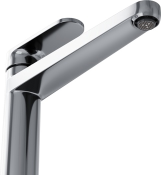 Смеситель для умывальника высокий AQUAme Novara AQM6914CR, хром - фото2