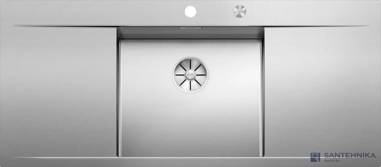 Кухонная мойка Blanco Flow 5 S-IF (зеркальная полировка,с клапаном-автоматом)