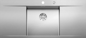 Кухонная мойка Blanco Flow 5 S-IF (зеркальная полировка,с клапаном-автоматом) - фото
