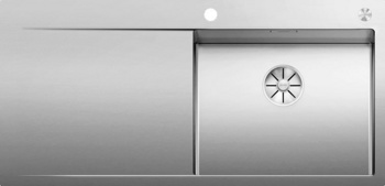 Кухонная мойка Blanco Flow XL 6 S-IF (зеркальная полировка, с клапаном-автоматом) - фото