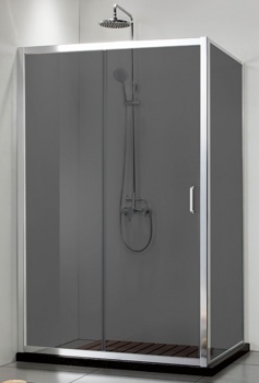 Душевой угол Adema Glass Line Direct 120х90 см, тонированная - фото