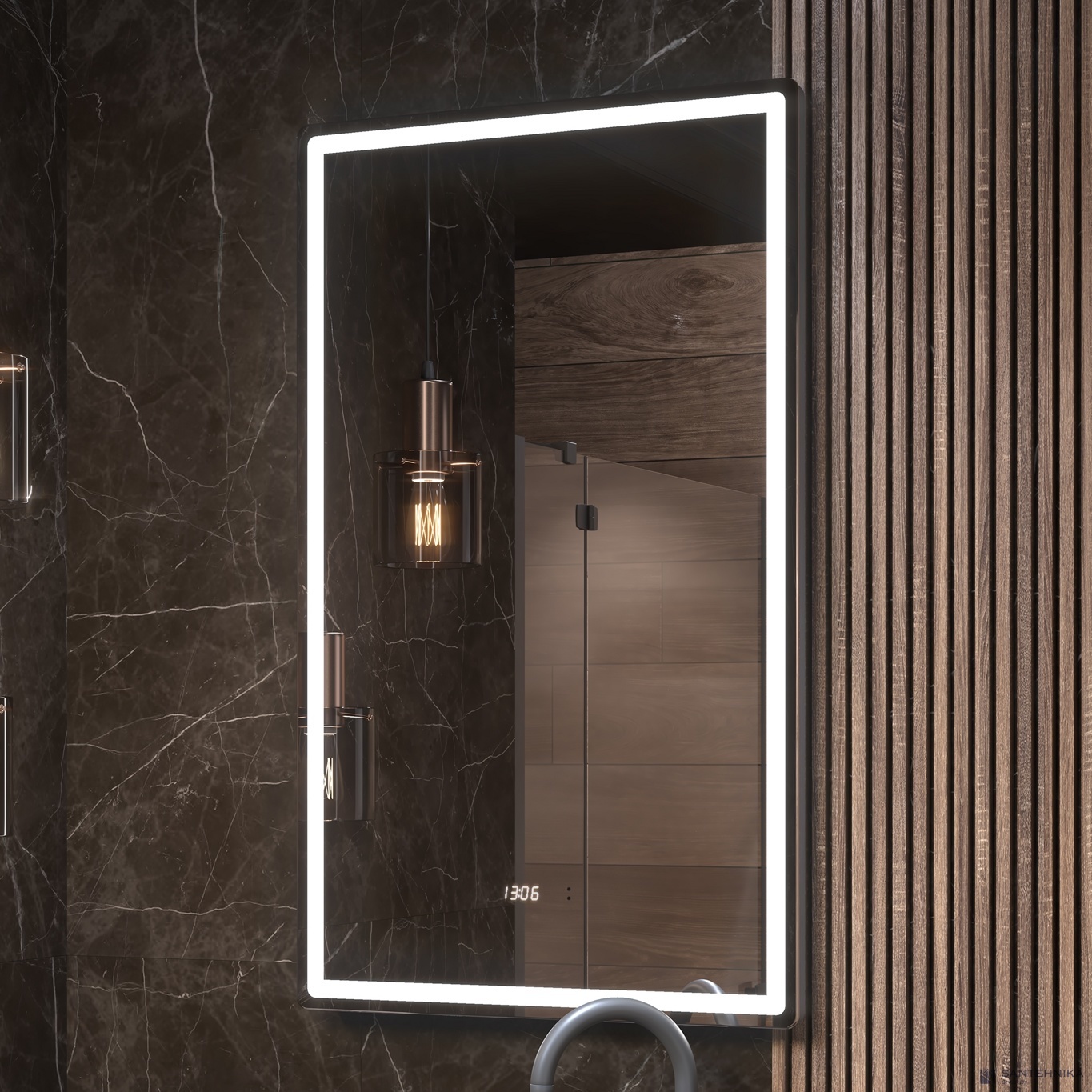 Зеркало Vigo Roberta Luxe 600