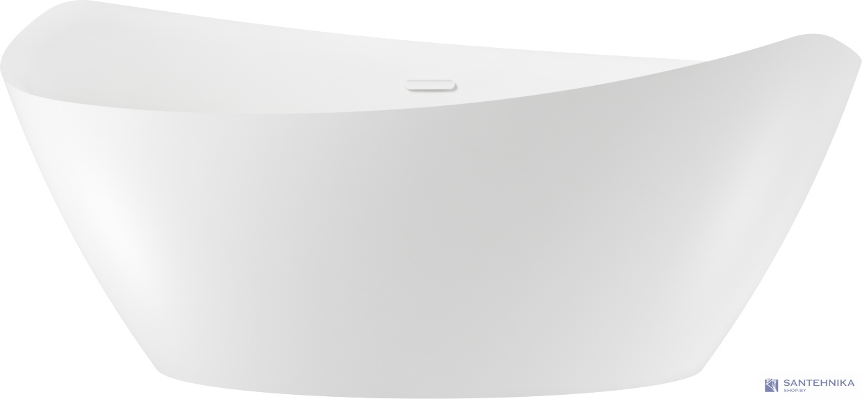 Отдельностоящая акриловая ванна Wellsee L’univers 177,5x91, сифон белый