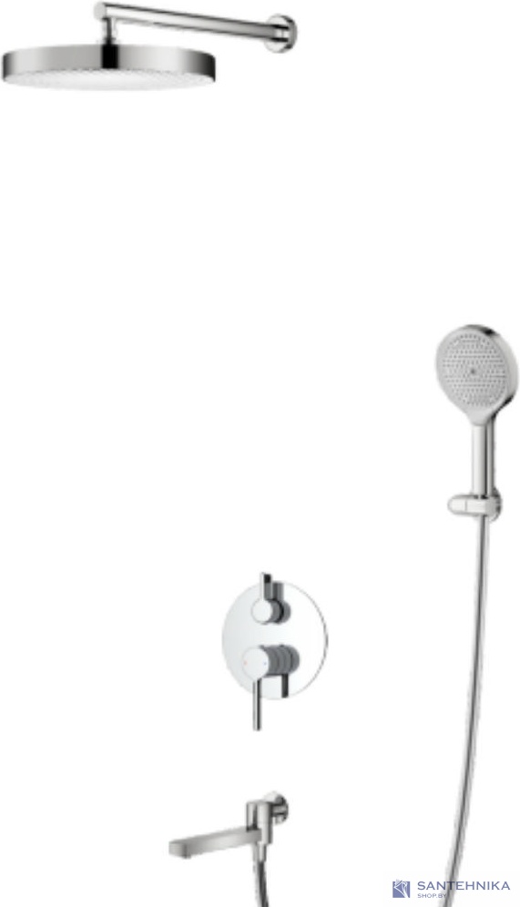 Душевая система скрытого монтажа для ванны Raglo R20272.09314371