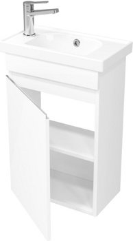 Тумба под умывальник Laparet Sargas mini 50 L, белая - фото2