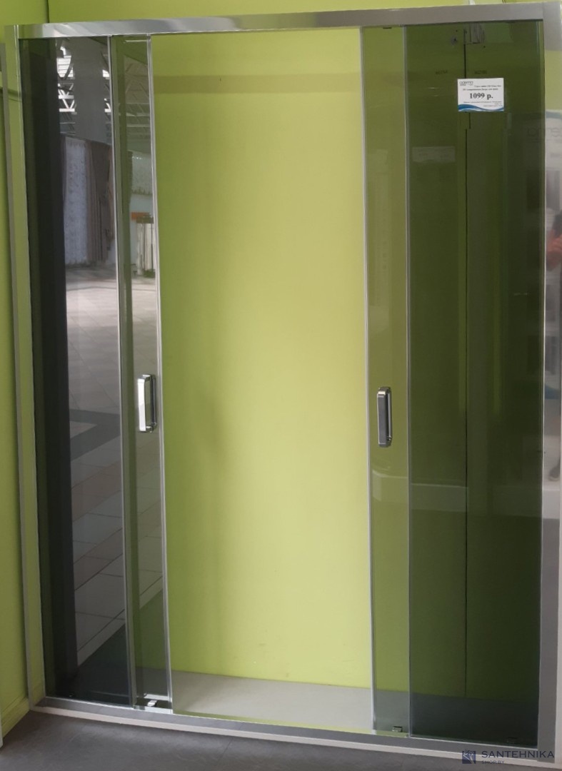 Душевая дверь в нишу Adema Glass Line-150 см, тонированная