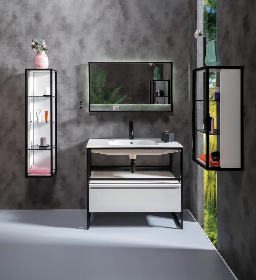 Мебель для ванной комнаты Armadi Art Loft 100 см white