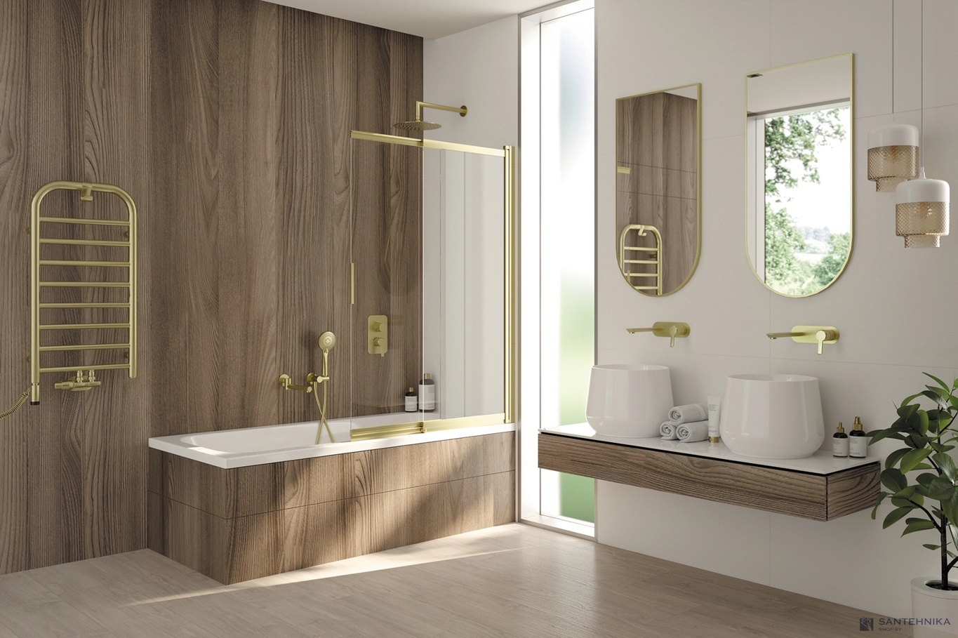 Душевая система 3-х функциональная скрытого монтажа Deante Arnika BXYYRQAM