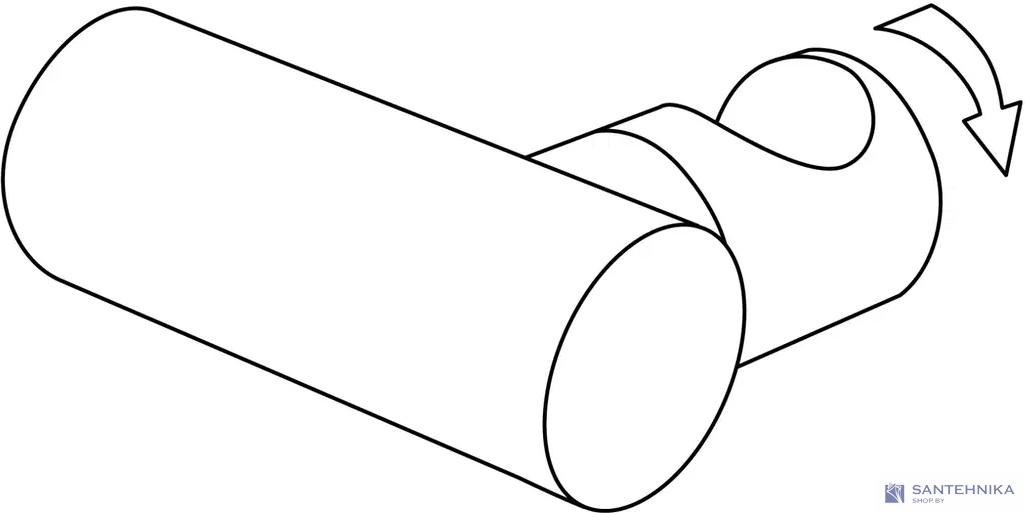 Держатель для душа Deante Round ANR 021U