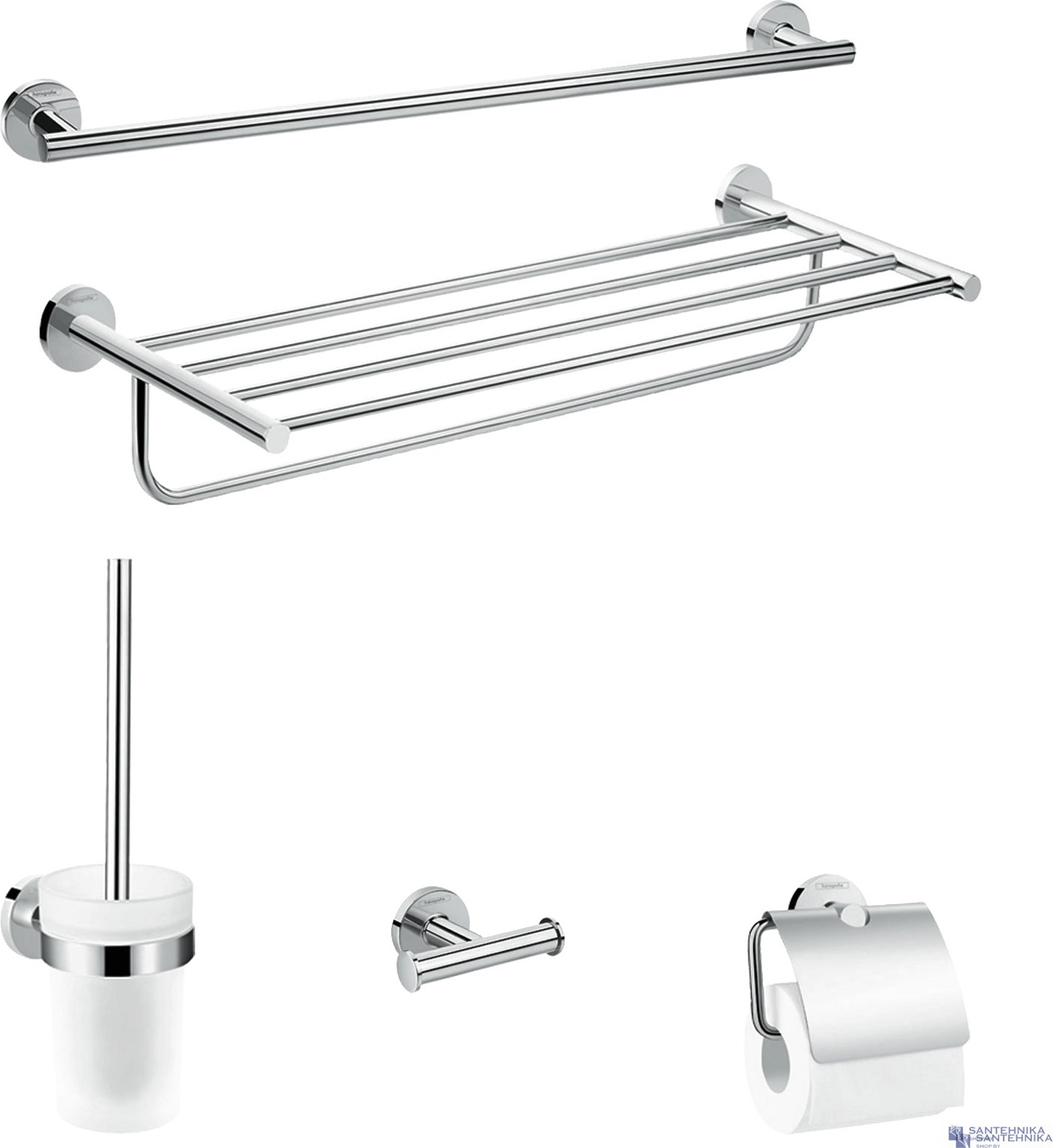 Набор аксессуаров 5 в 1 Hansgrohe Logis Universal 41728000