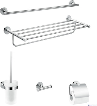 Набор аксессуаров 5 в 1 Hansgrohe Logis Universal 41728000 - фото