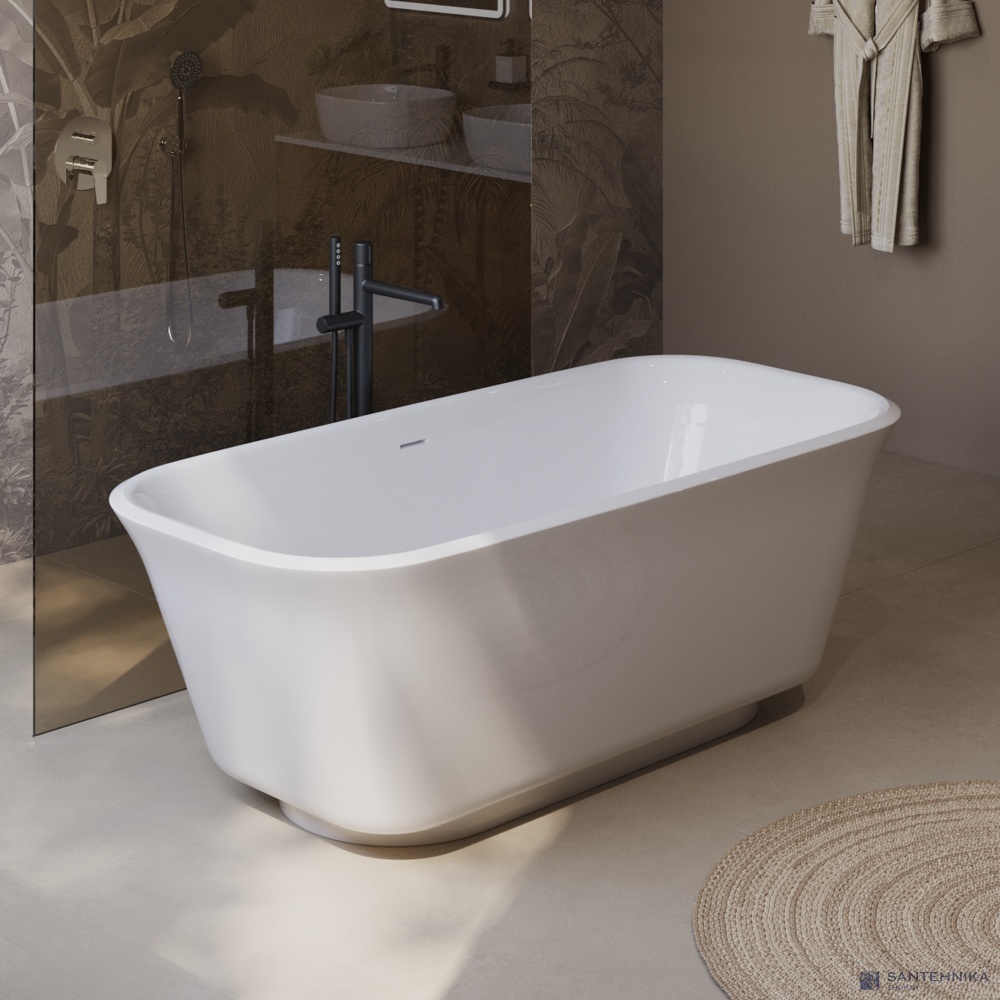Акриловая отдельностоящая ванна BelBagno BB702-1700-800-K