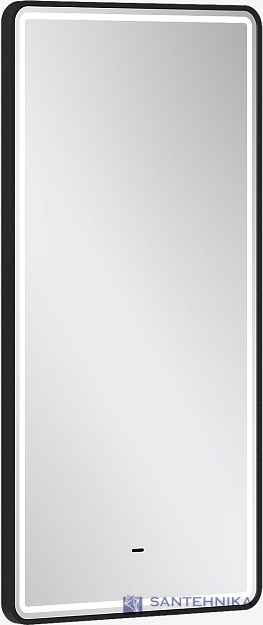 Зеркало Equil Stoune 50х90, черный