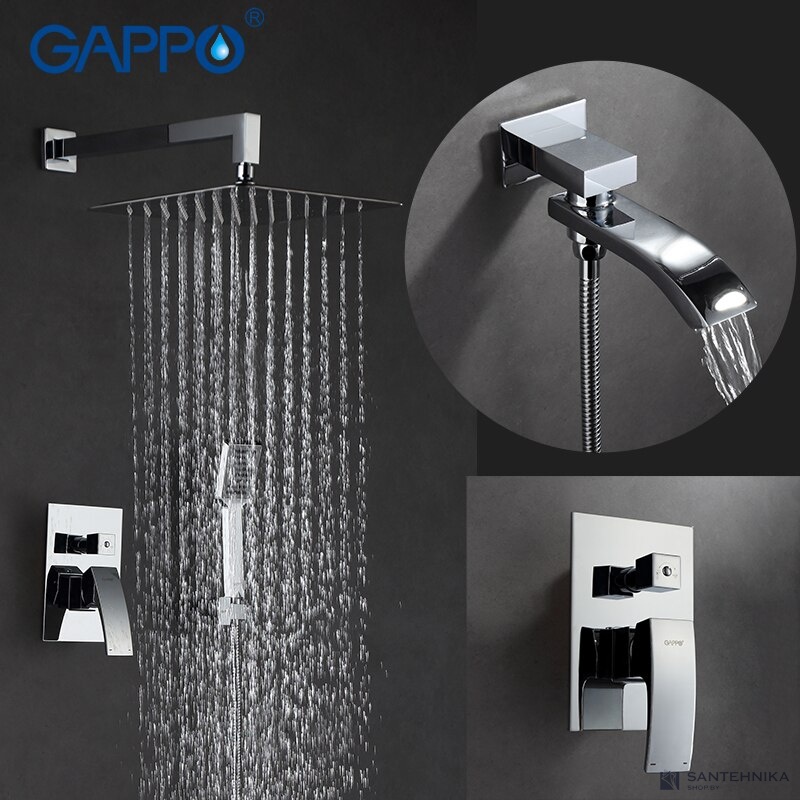 Набор для ванны скрытого монтажа Gappo G7107