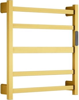 Полотенцесушитель электрический Raglo R350.02.03, золото матовое - фото