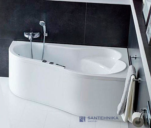 Акриловая ванна Santek Ибица XL 160x100 (1.WH11.2.037) правая
