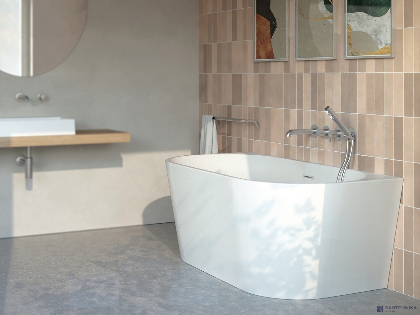 Акриловая ванна Deante Silia 160 x 75