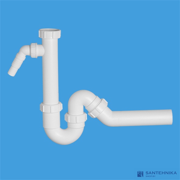 Сифон для мойки трубный McAlpine MRSK6A