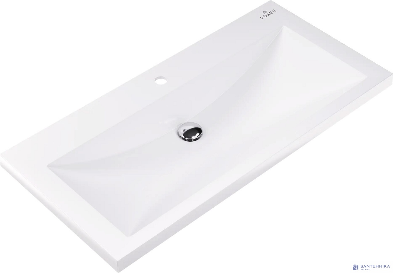 Умывальник из искусственного камня Roxen Iris 100 30014100
