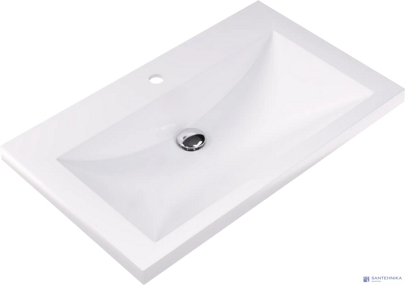 Умывальник из искусственного камня Roxen Iris 80 3001480