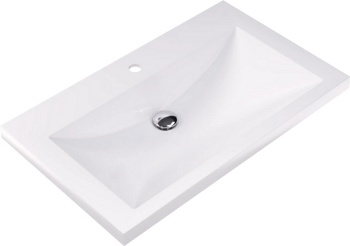 Умывальник из искусственного камня Roxen Iris 80 3001480 - фото