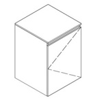 Тумба для стиральной машины Antonio Valanti Cube CUMS - фото