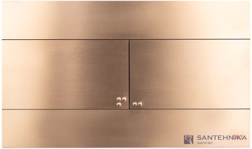 Кнопка смыва OLI Slim INOX бронза/медь