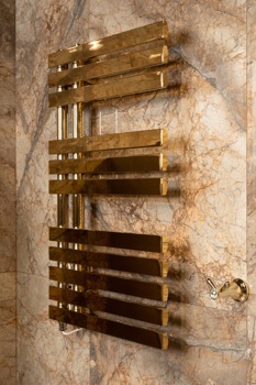 Полотенцесушитель электрический Boheme Venturo 721-G, золото - фото2