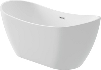 Акриловая отдельностоящая ванна Deante Arnika 170 x 72, слив по центру - фото