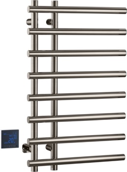 Полотенцесушитель электрический Boheme Uno 722-NB, никель - фото