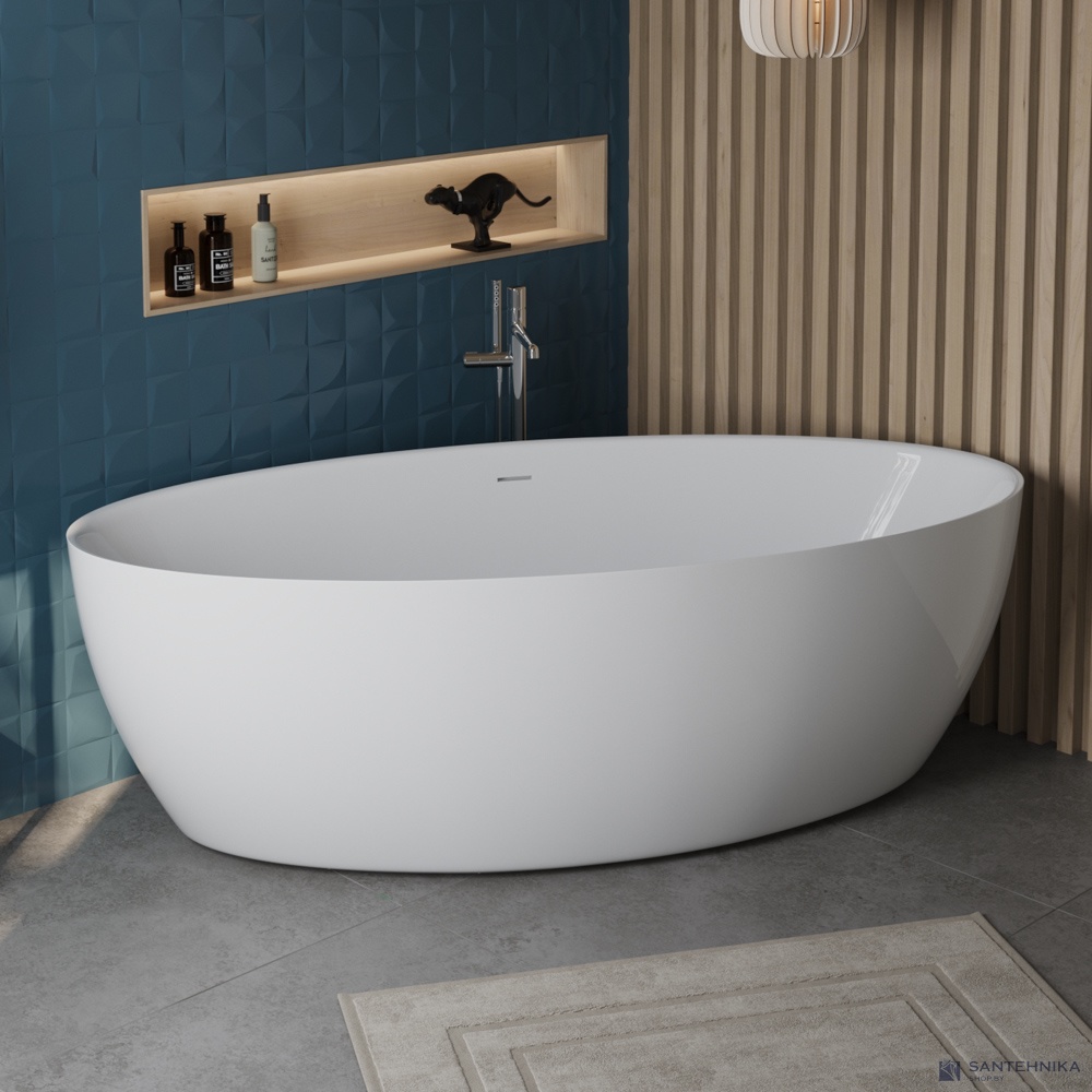 Акриловая отдельностоящая ванна BelBagno BB707-1860-880