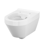 Унитаз подвесной Cersanit Crea New Clean On (K114-015) с крышкой SoftClouse - фото2