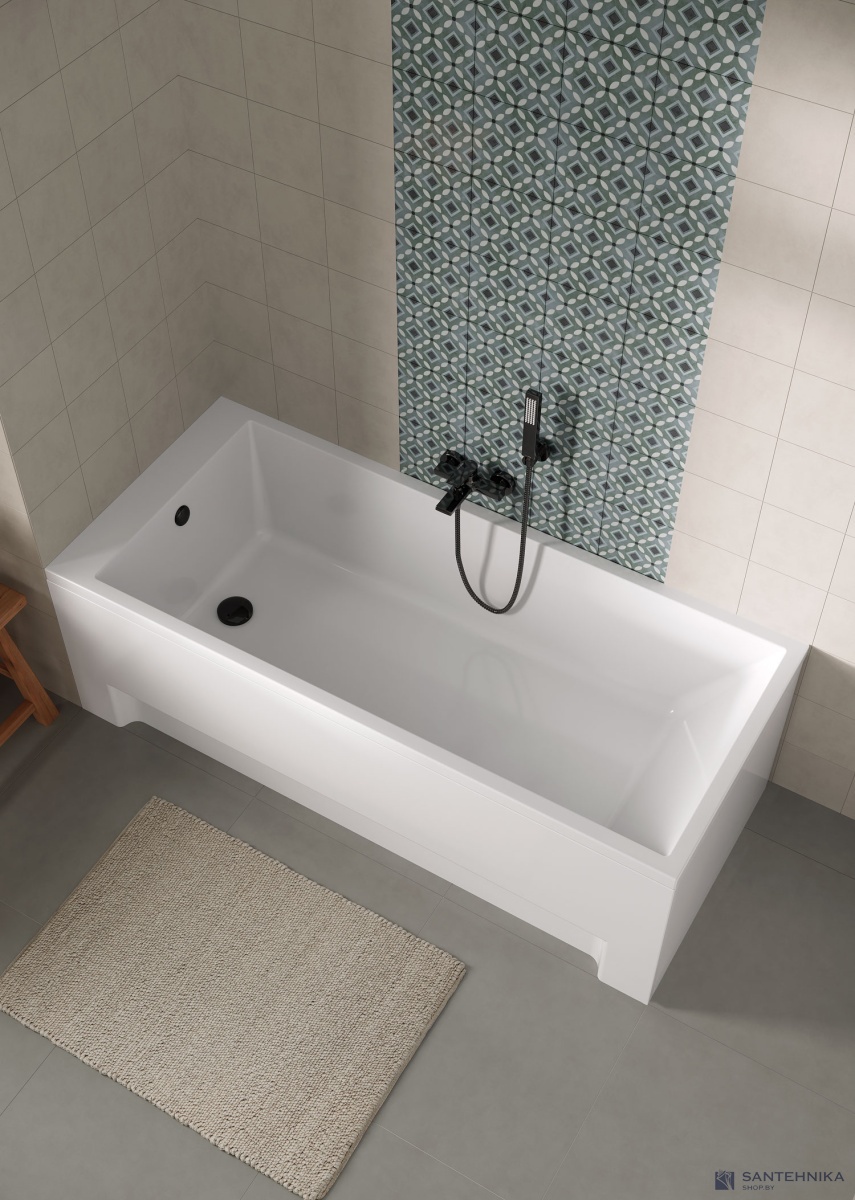 Акриловая прямоугольная ванна Bonito Home Grande 140x70
