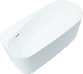 Акриловая ванна Allen Brau Priority 1 170x80, белый матовый - фото2