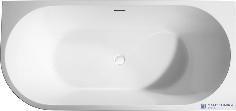 Акриловая ванна Abber AB9257-1.7 R 170x78 см