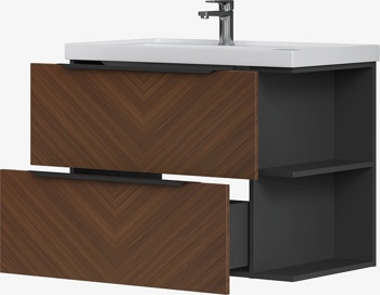 Тумба под умывальник Equil Forest 80.2Y подвесная - фото