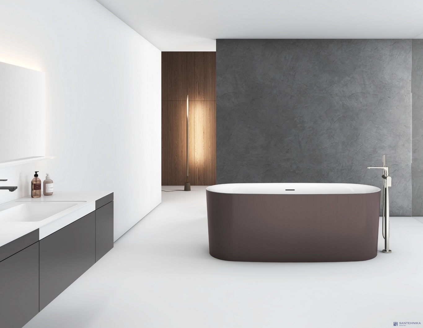 Отдельностоящая ванна Roxen Kleo 170х78, белый