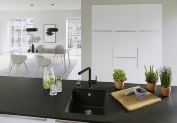 Кухонная мойка Blanco Rotan 400-U (черный) - фото2
