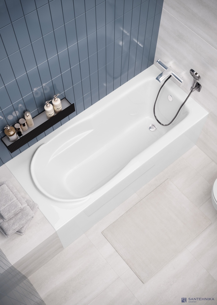 Акриловая прямоугольная ванна Bonito Home Malva 150x70